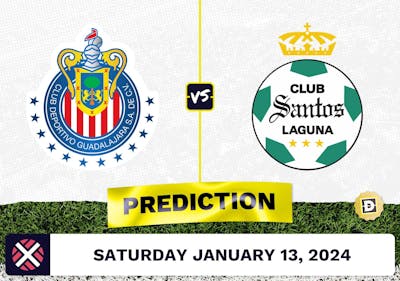 Guadalajara vs. Santos Laguna Prediction, Odds, Liga MX Picks  [1/13/2024]
