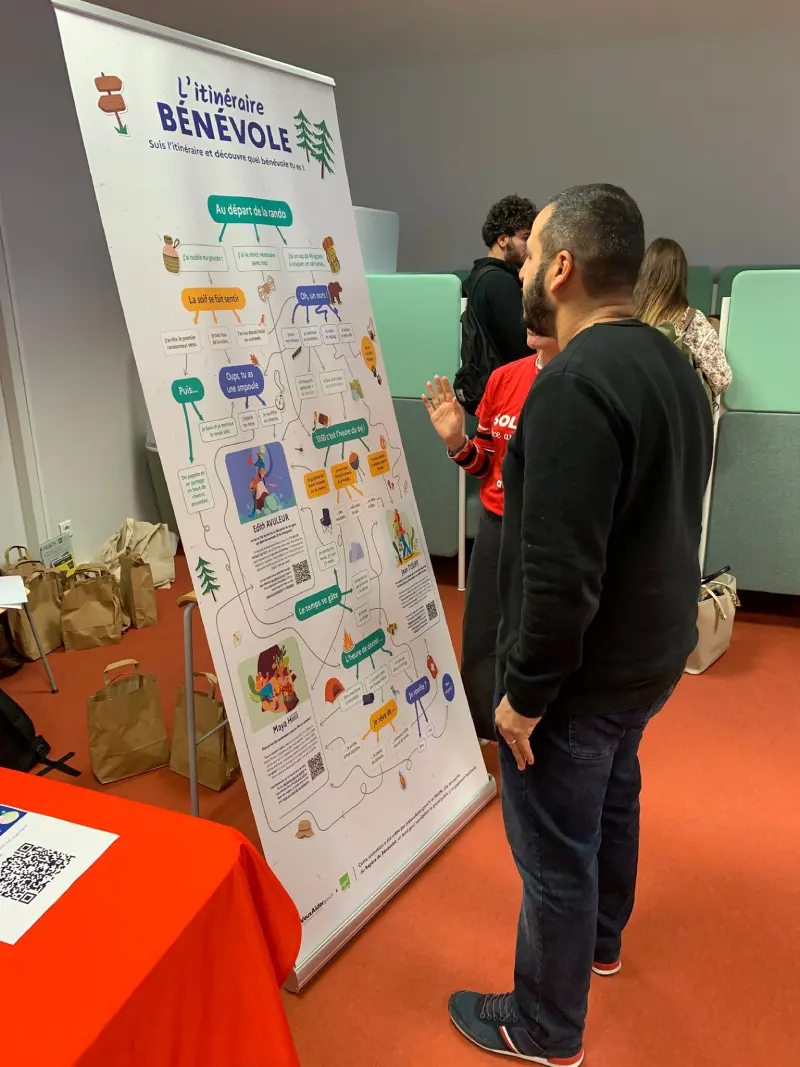 Stand pour l'AFEV : roll-up