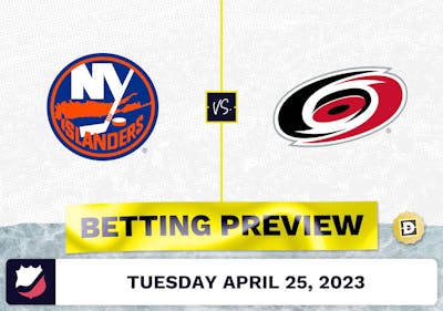 Islanders vs. Hurricanes Prediction and Odds - Apr 25, 2023