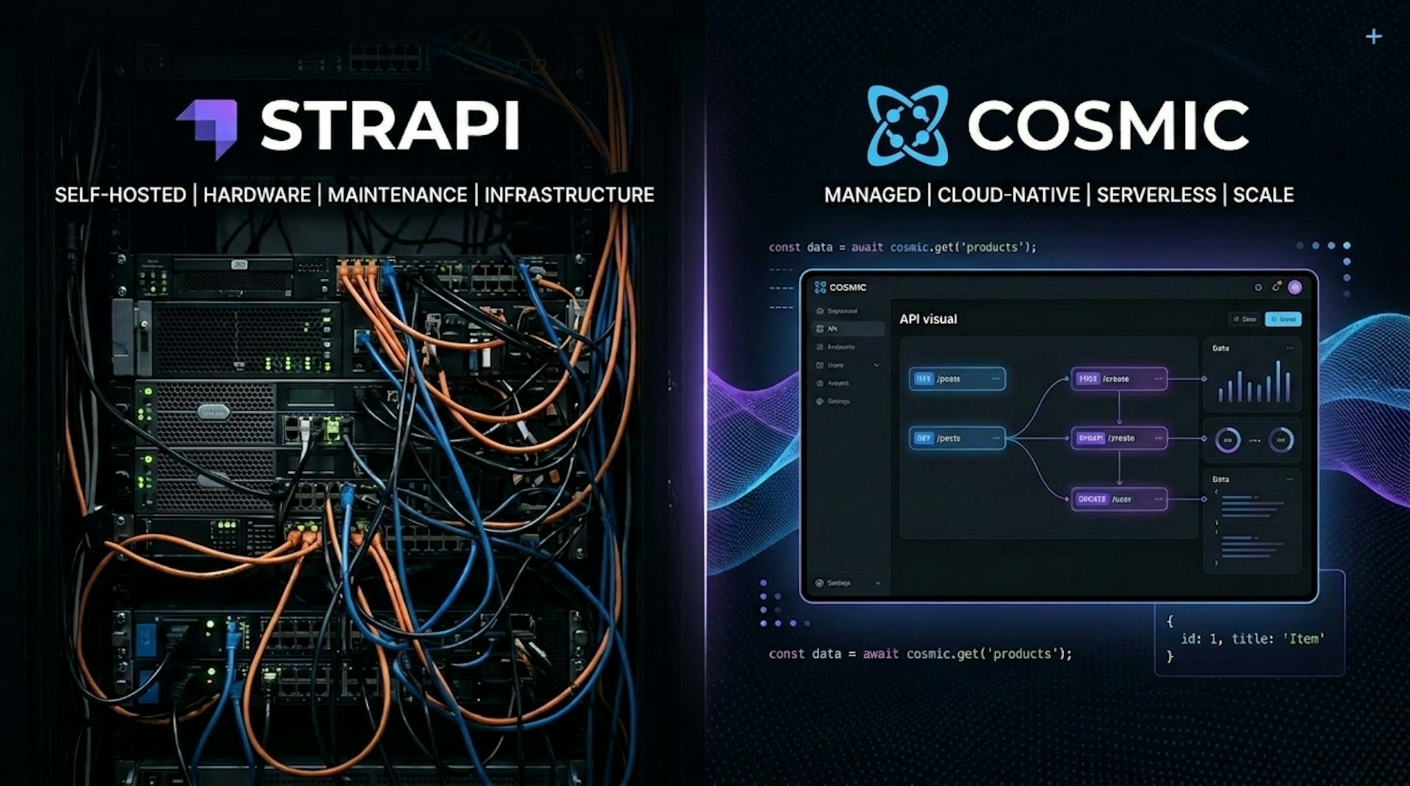 Migrate from Strapi to Cosmic: A Complete Developer Guide - cover image