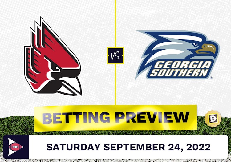 Ball State vs. Georgia Southern CFB Prediction and Odds - Sep 24, 2022