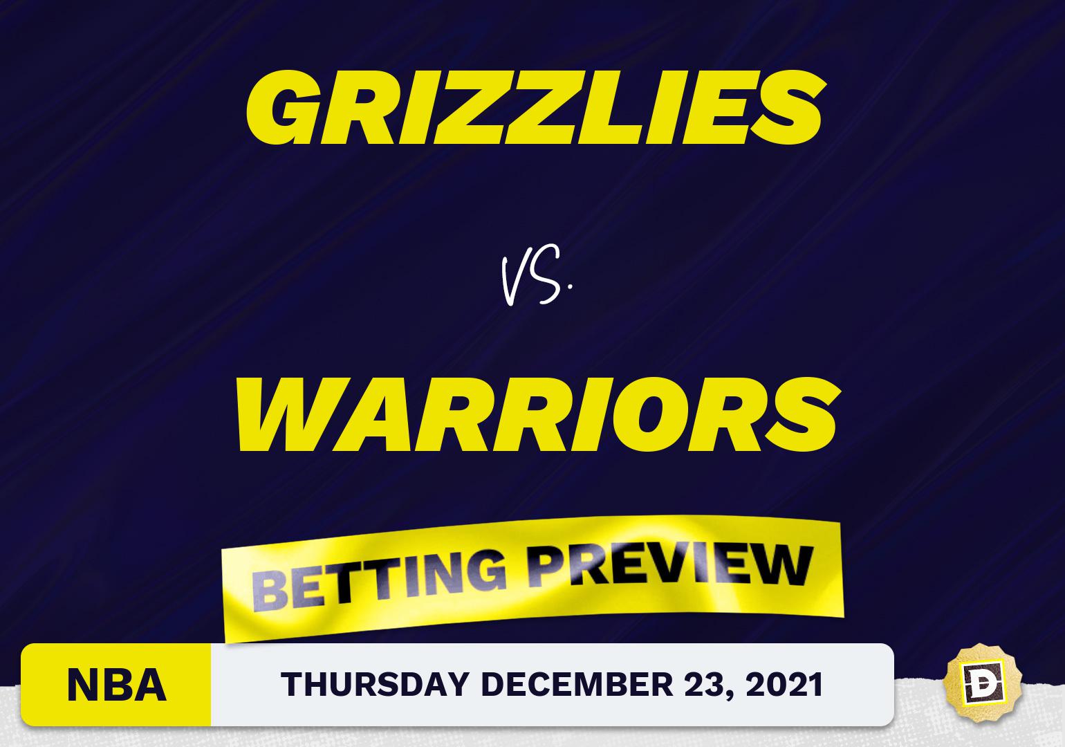 Grizzlies vs. Warriors Predictions and Odds - Dec 23, 2021