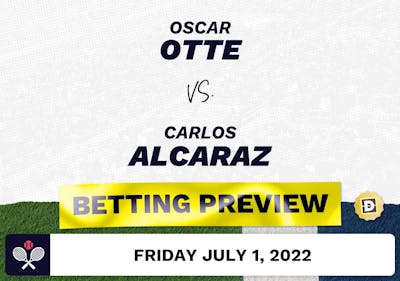 Oscar Otte vs. Carlos Alcaraz Predictions - Jul 1, 2022