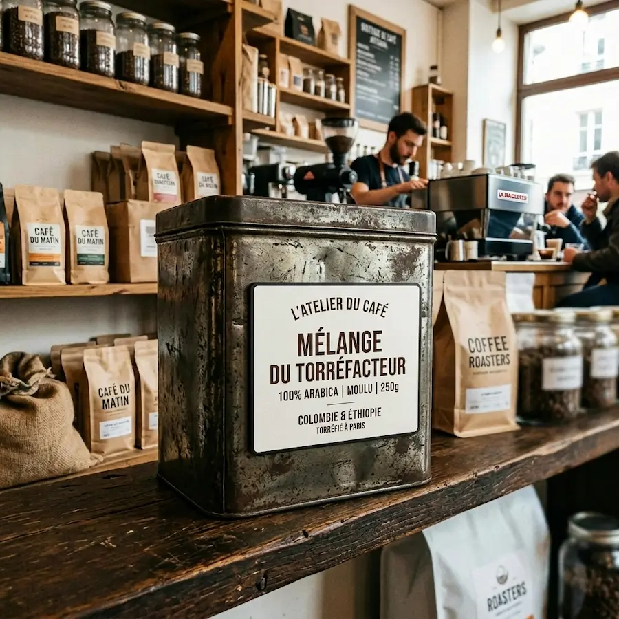 Etiquette magnétique personnalisée pour commerce et artisanat