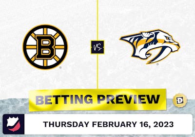 Bruins vs. Predators Prediction and Odds - Feb 16, 2023