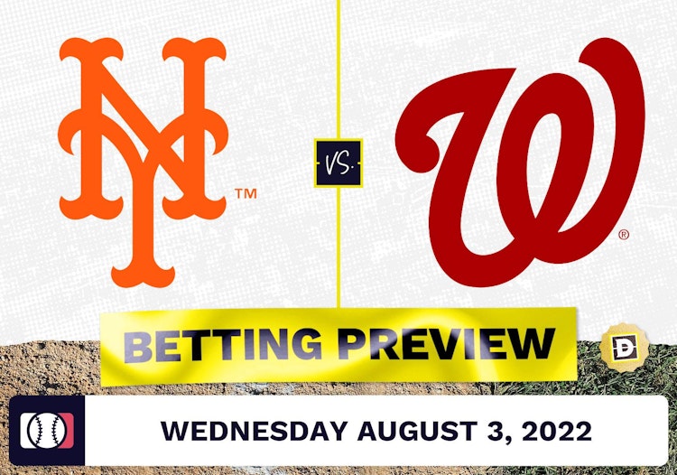 Mets vs. Nationals Prediction and Odds - Aug 3, 2022