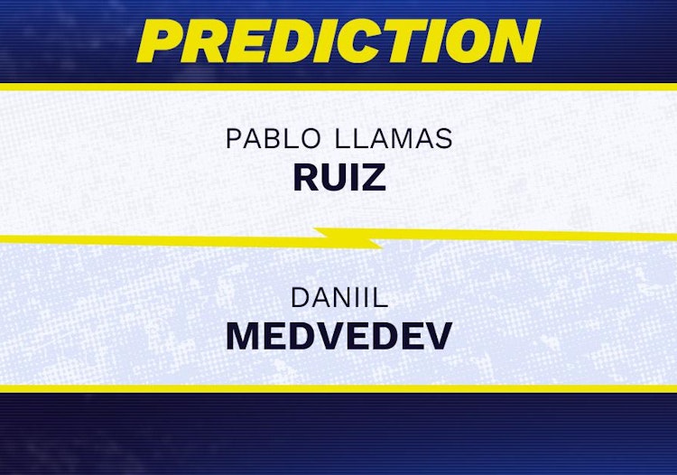 Pablo Llamas Ruiz vs Daniil Medvedev Tennis Prediction.