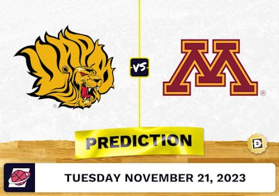Arkansas-Pine Bluff vs. Minnesota Basketball Prediction - November 21, 2023