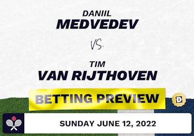 Daniil Medvedev vs. Tim van Rijthoven Predictions - Jun 12, 2022