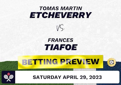 Tomas Martin Etcheverry vs. Frances Tiafoe Predictions - Apr 29, 2023