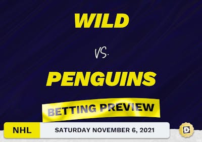 Wild vs. Penguins Predictions and Odds - Nov 6, 2021