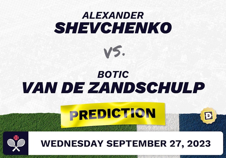 Alexander Shevchenko vs. Botic Van de Zandschulp Prediction - ATP Astana 2023