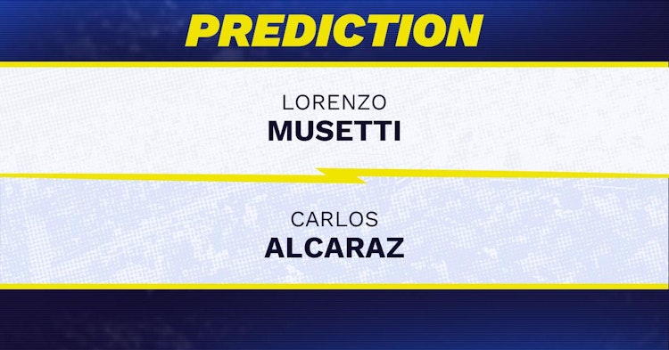 Lorenzo Musetti vs Carlos Alcaraz Tennis Prediction.