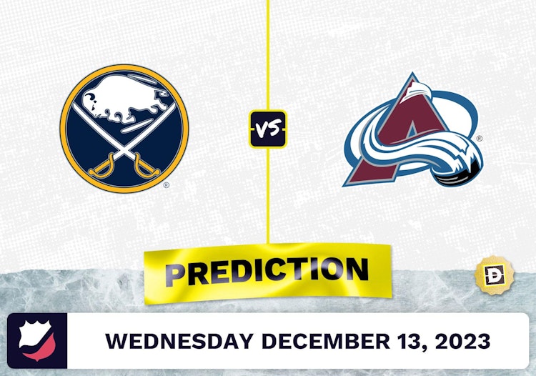 Buffalo Sabres vs. Colorado Avalanche Prediction, Odds, Picks for NHL Wednesday [12/13/2023]