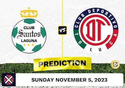 Santos Laguna vs. Toluca Prediction and Odds - November 5, 2023