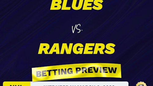Blues vs. Rangers Predictions and Odds - Mar 2, 2022