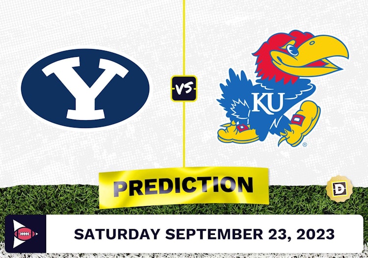 Brigham Young vs. Kansas CFB Prediction and Odds - September 23, 2023