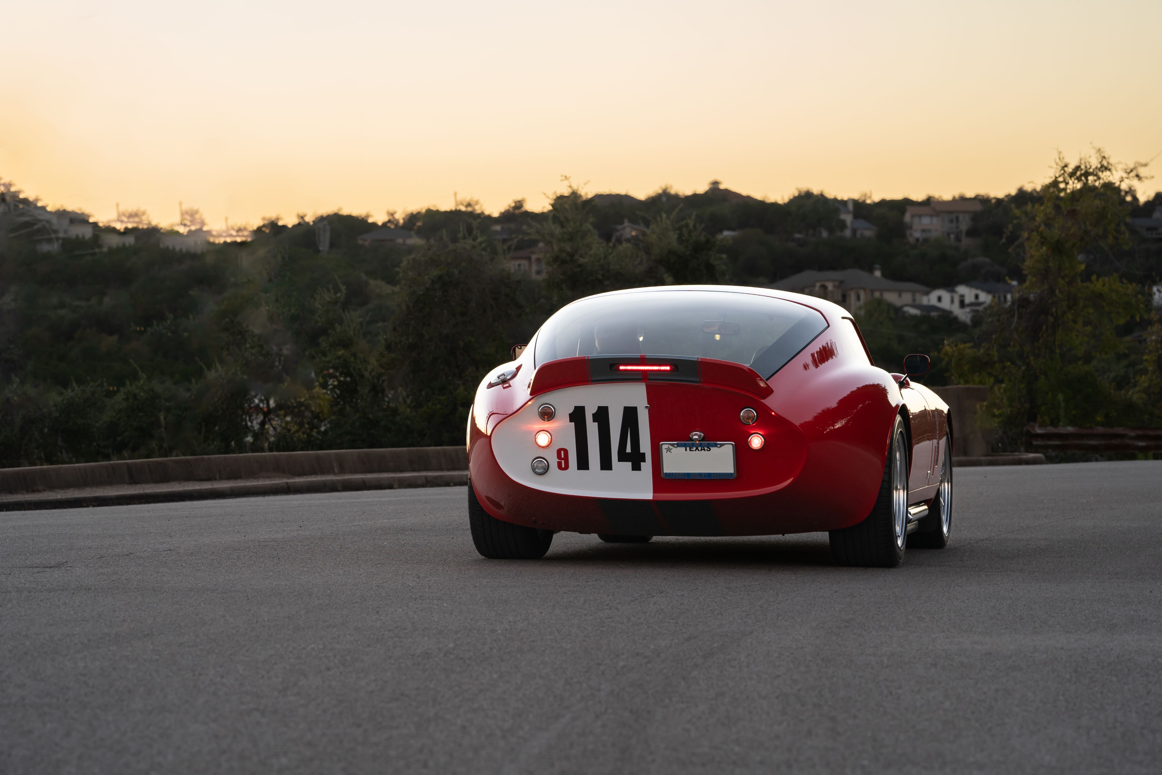 1965 Superformance Shelby Daytona CSX9114 in Monza Red.