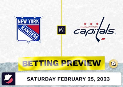 Rangers vs. Capitals Prediction and Odds - Feb 25, 2023