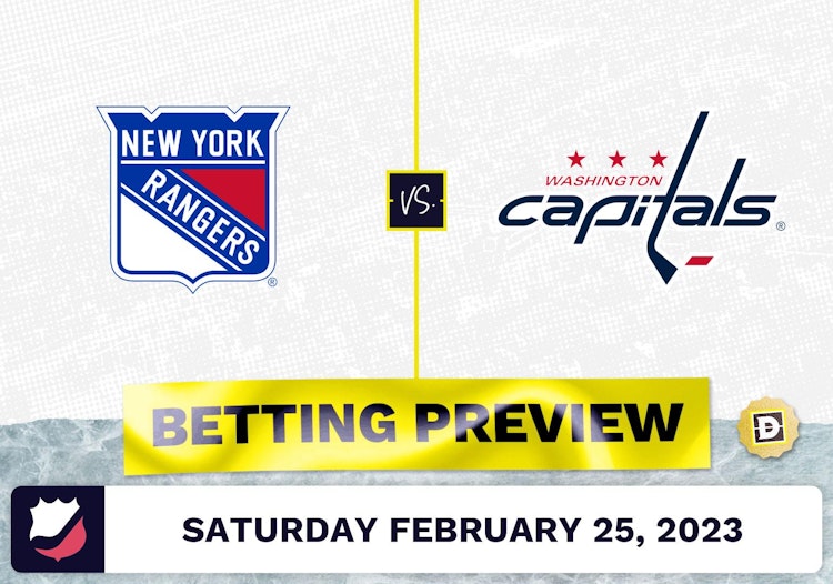 Rangers vs. Capitals Prediction and Odds - Feb 25, 2023