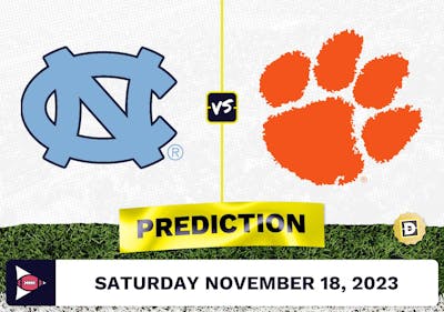 North Carolina vs. Clemson CFB Prediction and Odds - November 18, 2023