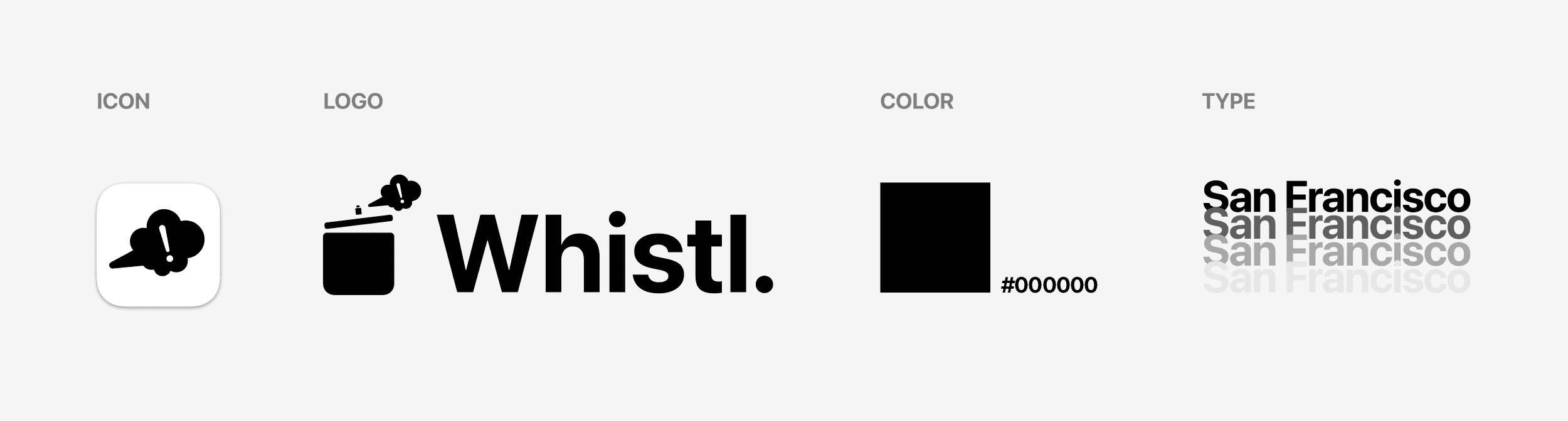 branding assets for Whistl App