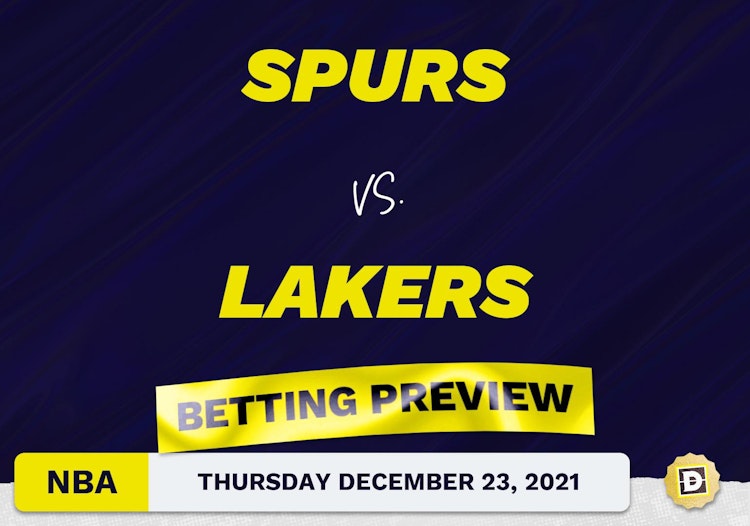 Spurs vs. Lakers Predictions and Odds - Dec 23, 2021