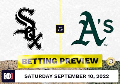 White Sox vs. Athletics Prediction and Odds - Sep 10, 2022