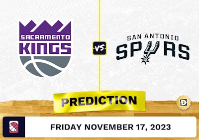 Kings vs. Spurs Prediction and Odds - November 17, 2023