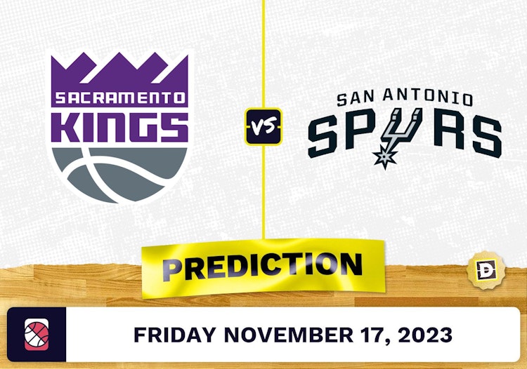 Kings vs. Spurs Prediction and Odds - November 17, 2023