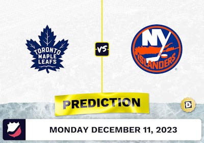 Toronto Maple Leafs vs. NY Islanders: Prediction, Odds, Picks for NHL Monday [12/11/2023]
