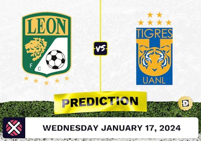 Club Leon vs. Tigres UANL Prediction, Odds, Liga MX Picks  [1/17/2024]