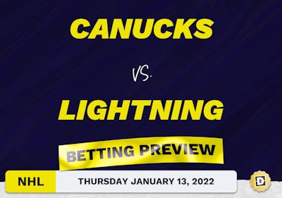 Canucks vs. Lightning Predictions and Odds - Jan 13, 2022