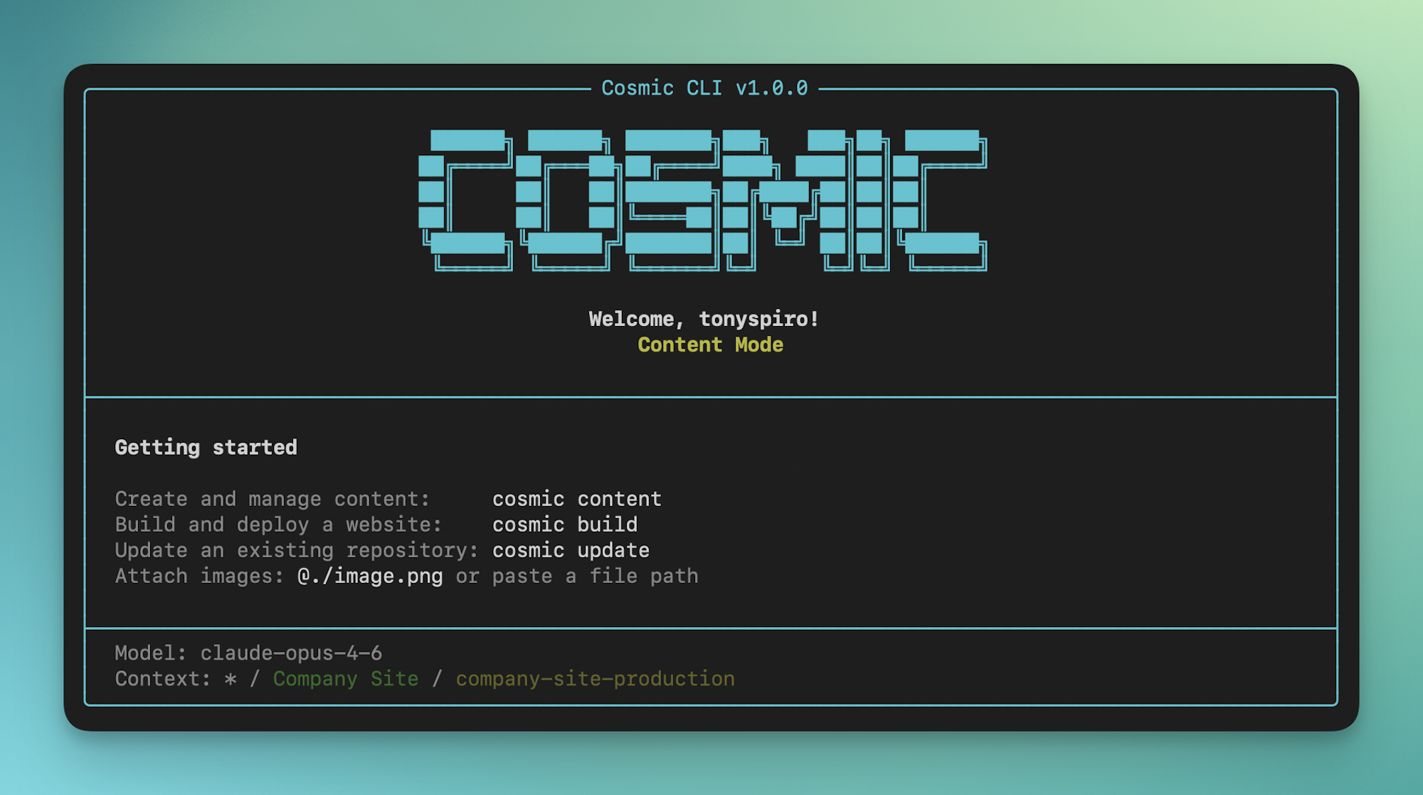 GitHub - cosmicjs/cli: AI-powered CLI for Cosmic - manage content ...