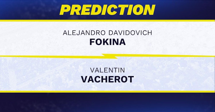 Alejandro Davidovich Fokina vs Valentin Vacherot Tennis Prediction.