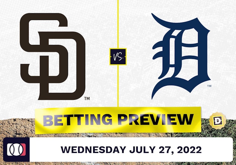 Padres vs. Tigers Prediction and Odds - Jul 27, 2022