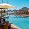 Taboo's pool overlooks the sea