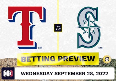Rangers vs. Mariners Prediction and Odds - Sep 28, 2022