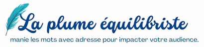 Logo de la plume équilibriste