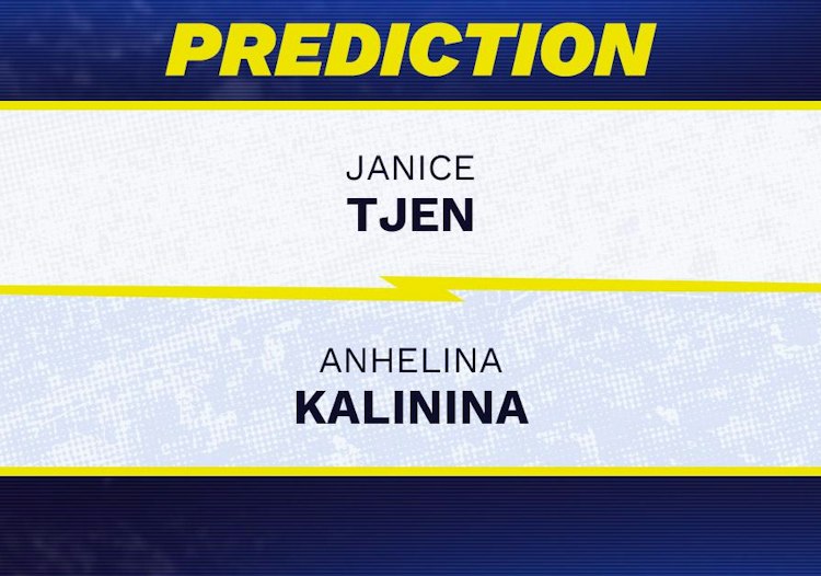 Janice Tjen takes on Anhelina Kalinina in WTA Beijing action.