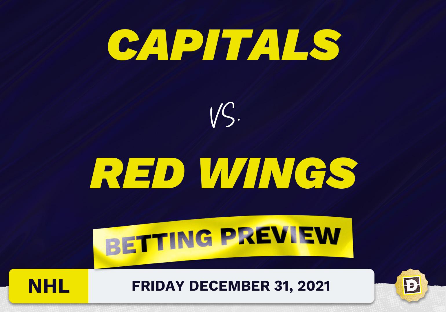 Capitals vs. Red Wings Predictions and Odds - Dec 31, 2021