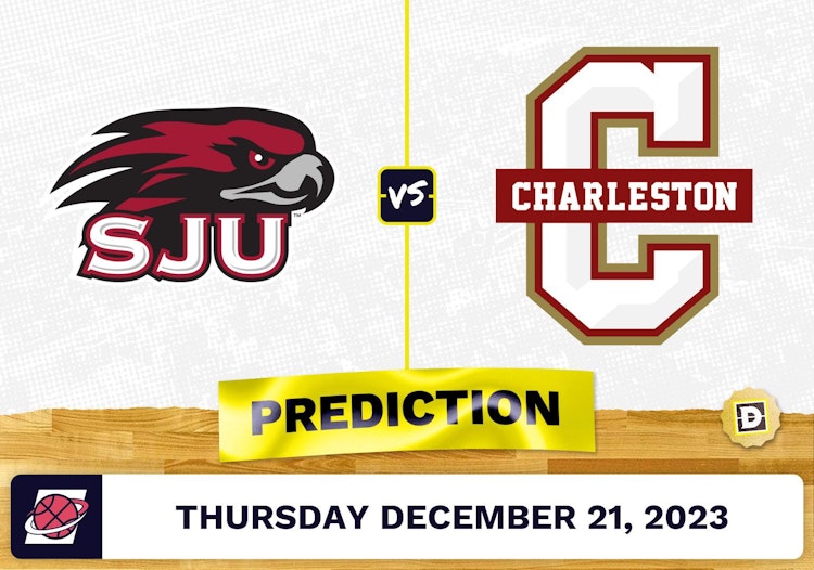 Saint Joseph's (PA) vs. Charleston Prediction, Odds, College Basketball Picks  [12/21/2023]