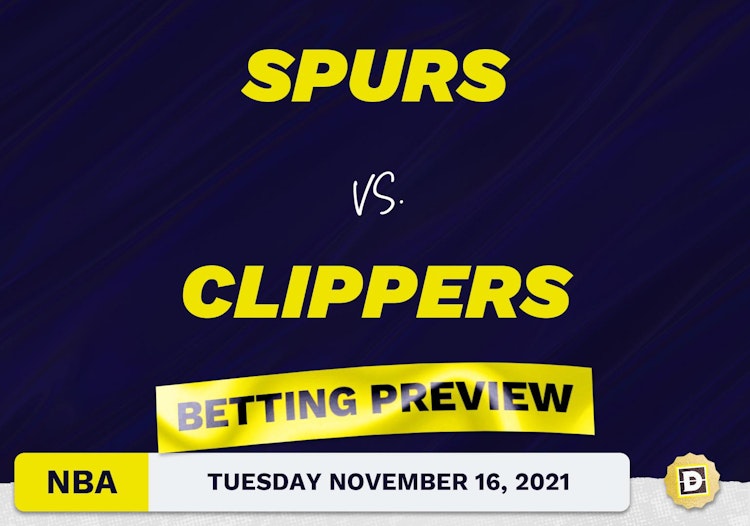 Spurs vs. Clippers Predictions and Odds - Nov 16, 2021