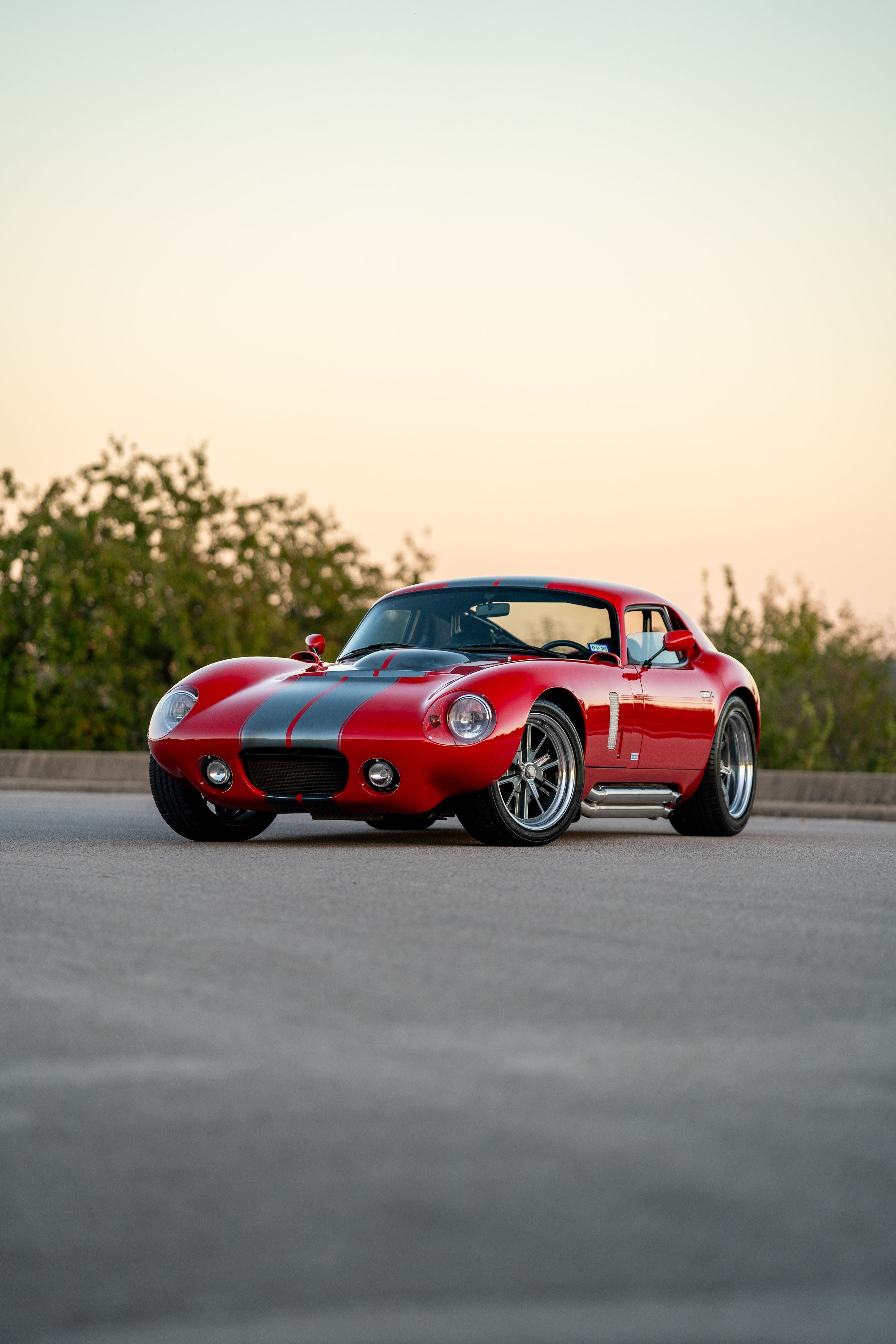 1965 Superformance Shelby Daytona CSX9114 in Monza Red.