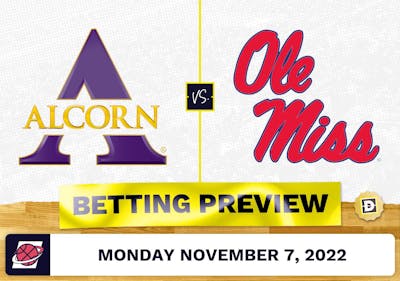 Alcorn State vs. Ole Miss CBB Prediction and Odds - Nov 7, 2022