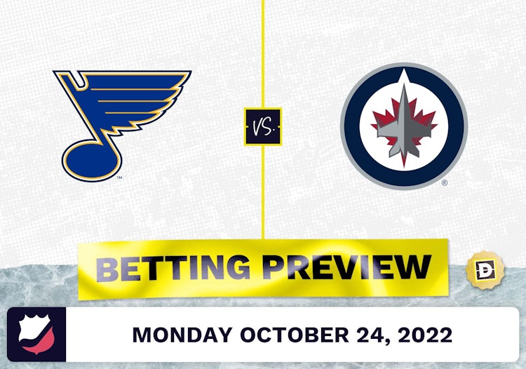 Blues vs. Jets Prediction and Odds - Oct 24, 2022