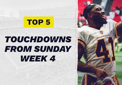 2021 NFL Season: The Top 5 Touchdowns of Sunday, October 3, 2021