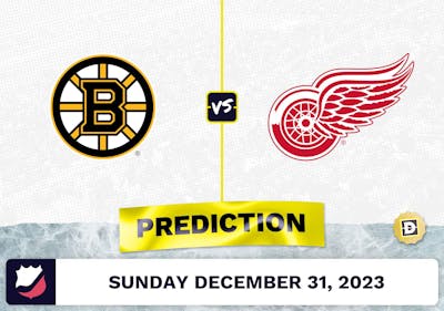 Boston Bruins vs. Detroit Red Wings Prediction, Odds, NHL Picks  [12/31/2023]