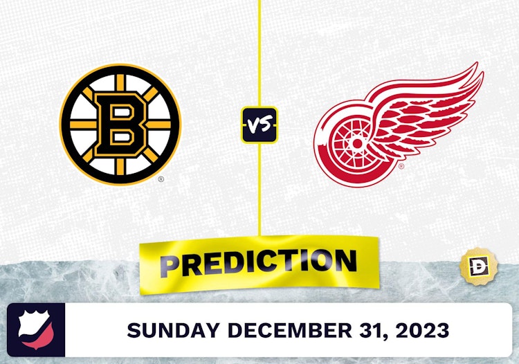 Boston Bruins vs. Detroit Red Wings Prediction, Odds, NHL Picks  [12/31/2023]