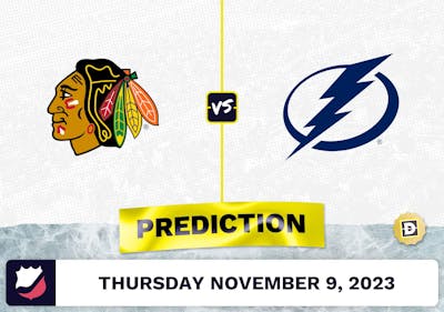 Blackhawks vs. Lightning Prediction and Odds - November 9, 2023